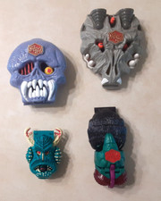 Mighty Max Lot Incomplete Sea Squirm Wolfship 7 Squishes Fly Skull Dungeon 1990s