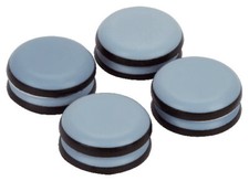 LOT 8 PATINS GLISSEURS RONDS TEFLON + ADHESIF 25 MM