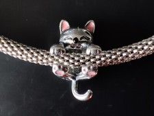 Charm Hund Anhänger Silber 925 Armband kompatibel Dangle Bead Tier 