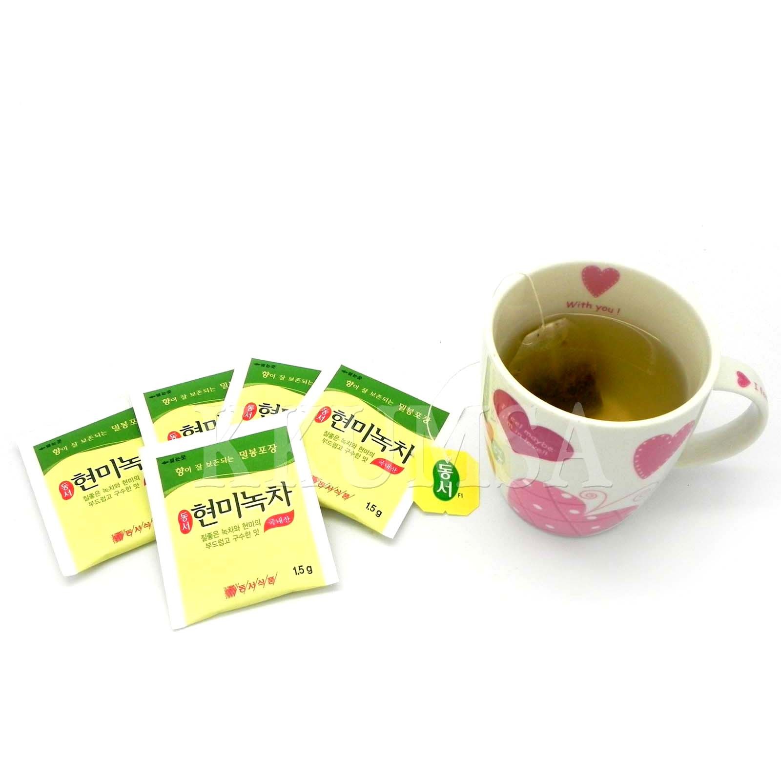 Korean DONGSUH Brown Rice Green Tea 100 Tea bags