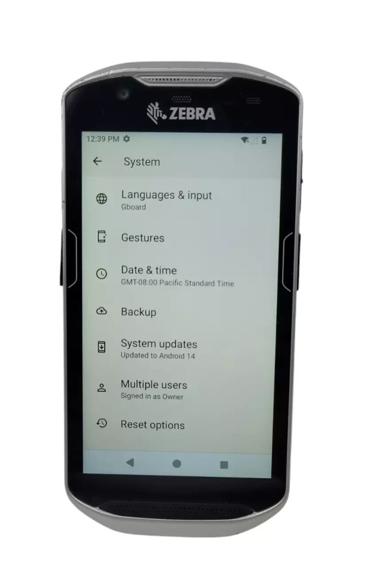 Zebra TC57 TC57HO Android 14 Mobile Scanner 4GB/32GB Barcode