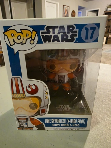 Funko Pop! - Star Wars - Luke Skywalker, X-Wing Pilot #17 (Blue Box)