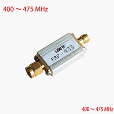 NEW 433MHz 400 475 MHz bandpass filter, ultra small size SMA interface