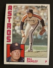 1984 Topps Bill Dawley Baseball Rookie Card (RC) #248 Astros Pitcher VG O/C. rookie card picture