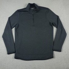 Under Armour Sweater Mens Small Gray Coldgear Pullover 1/4 Zip Sweatshirt