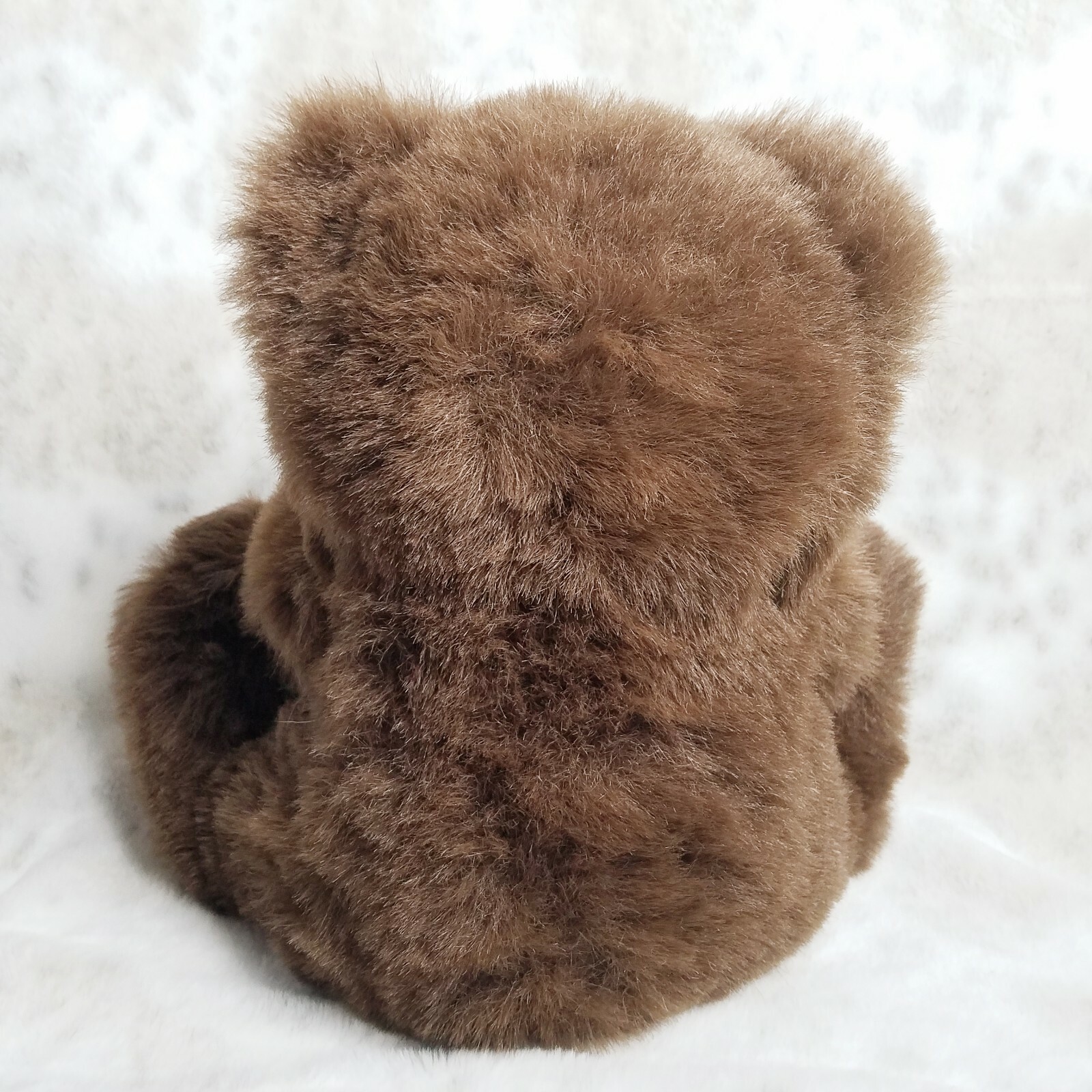 Dandee International Limited Teddy Bear 11" Plush Large Feet Burgundy Bow Pads