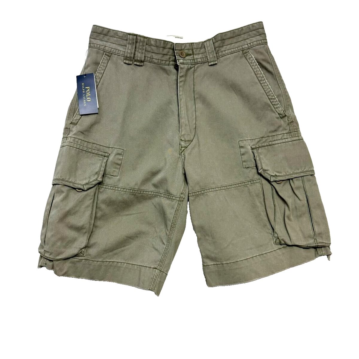 POLO RALPH LAUREN Gellar Fatigue Shorts Men Green Hiking Cargo 30