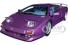 LAMBORGHINI DIABLO SE30 VIOLA PURPLE METALLIC 1/18 MODEL CAR BY AUTOART 79158