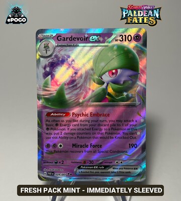 Gardevoir ex 029/091 Double Rare Pokemon TCG: Paldean Fates Card