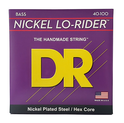 DR Strings NICKEL LO-RIDER - Nickel Plated Bass Strings: Light 40-100 [NLH-40]