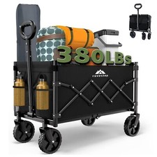 Max Collapsible Folding Wagon - Heavy Duty Utility Cart, 65L Capaci... Fast Ship