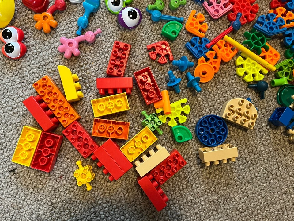 FIGURAS NIÑO K'NEX GALLETA CALLE SÉSAMO OSCAR ERNIE PIEZAS Foto 4 de 4