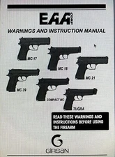EAA GIRSAN PISTOLS, SHOTGUNS OWNERS MANUALS  NEW MC14-T  SEE ALL LISTINGS BELOW