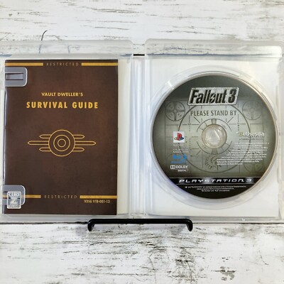 Fallout 3 Sony PS3 PlayStation 3 BLJS10040 USED Video Games CIB JAPAN Bethesda