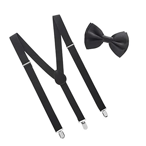 Dickies Men's Perry Suspender, Black, One Size 