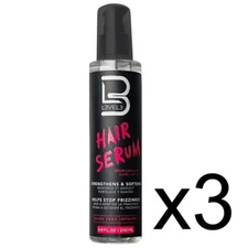 BARBER BEAUTY SALON L3VEL3 LEVEL 3 HAIR GLOSSY DETANGLING SERUM ALOE VERA x3