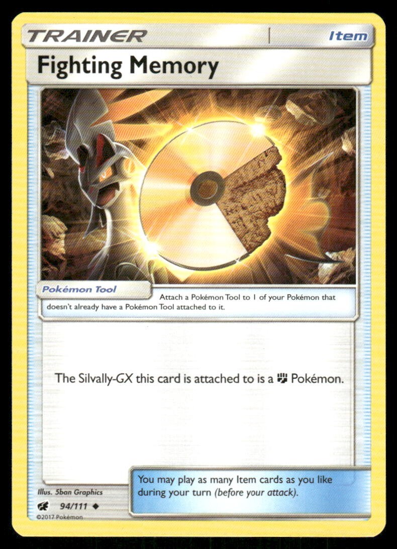 Fighting Memory 94/111 Crimson Invasion Pokemon TCG trading card