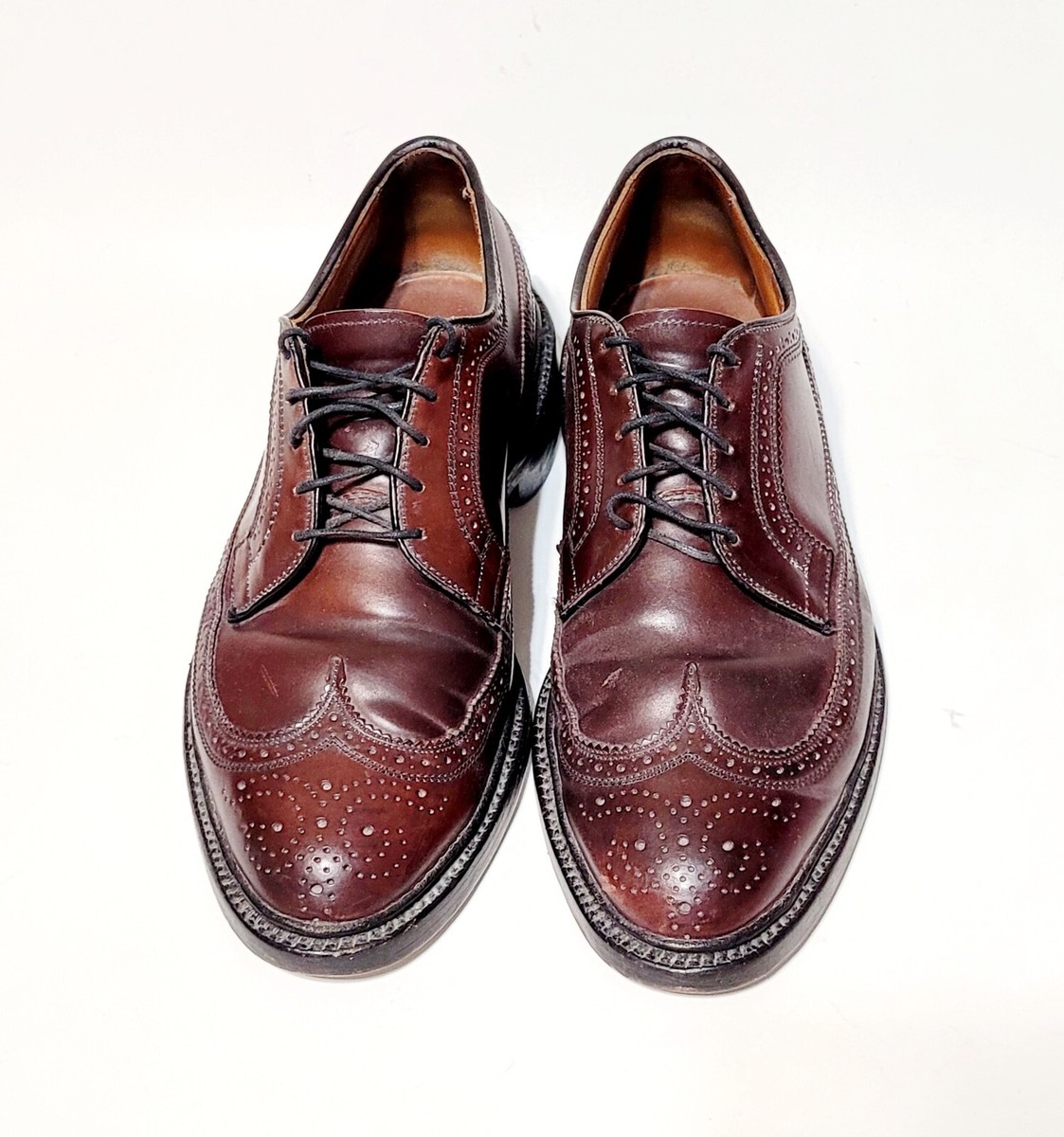 Allen Edmonds MacNeil 9097 Brown Shell Cordovan Brogue Wingtip