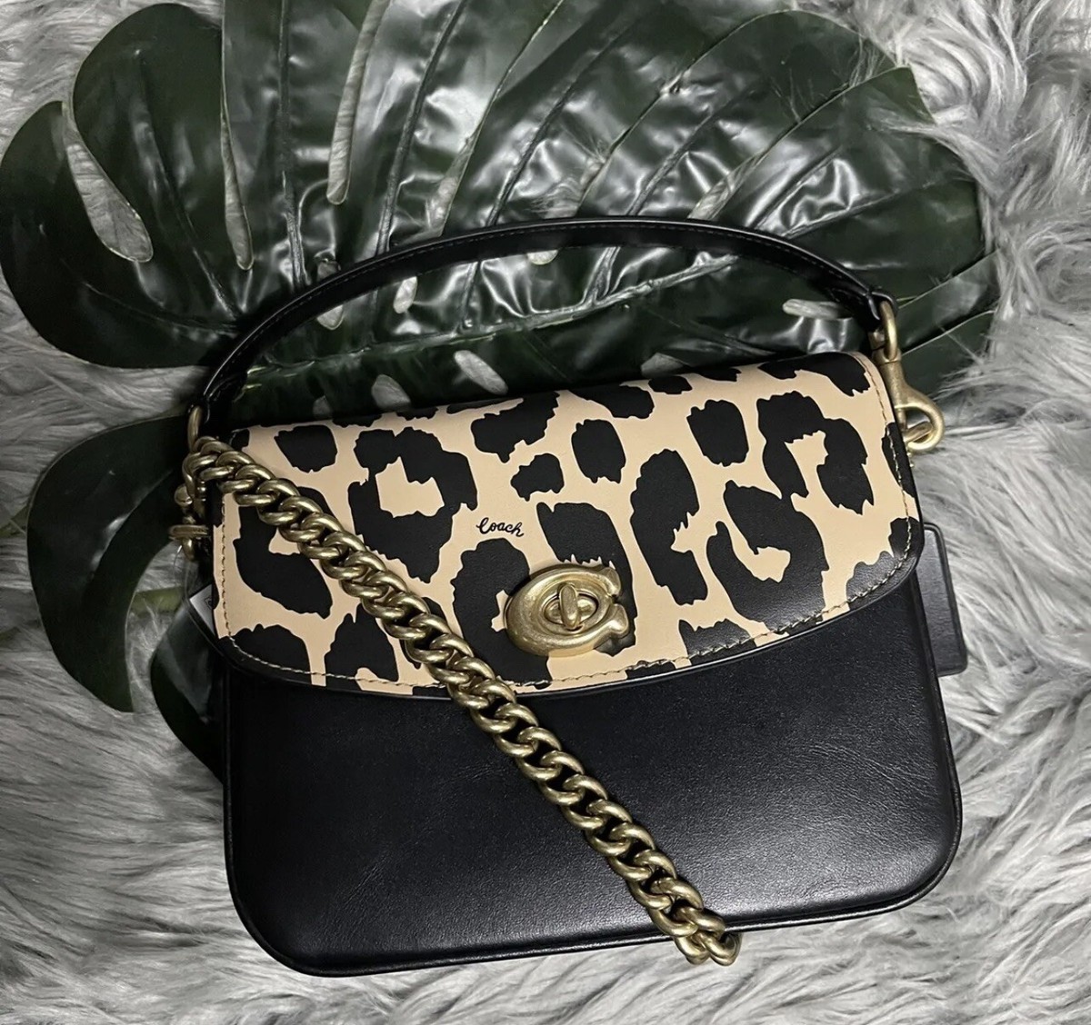 coach crossbody leopard