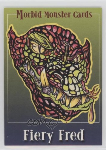 1999 NostalgiCards Morbid Monster Cards Fiery Fred #14 1l2 - Picture 1 of 3