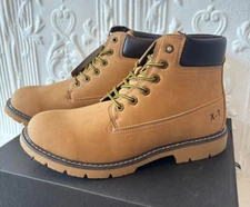 Men's Work Boots Size 9 Hi Tec Soft Toe 6 In Reznor Nubuck Wheat Tan CH80053MT