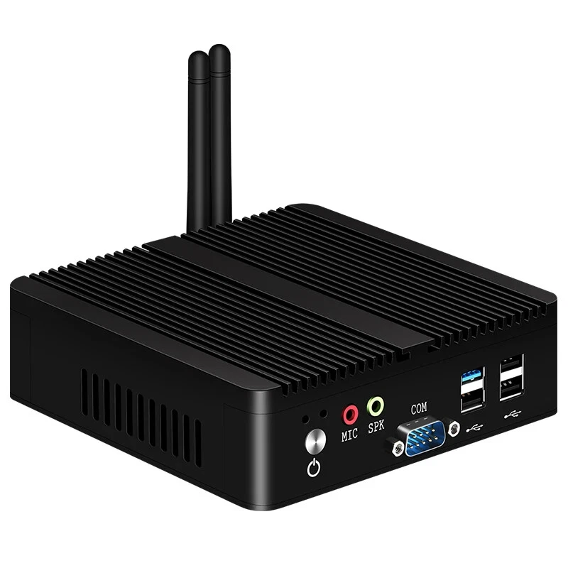 Fanless Mini PC Intel Celeron J1900 Quad-Cores 2.0GHz 2x RS232 2x LAN Industrial - Image 4 of 4