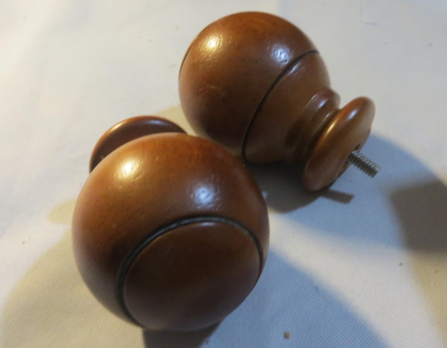 NEW Pottery Barn Kids ROUND WOOD FINIALS eBay