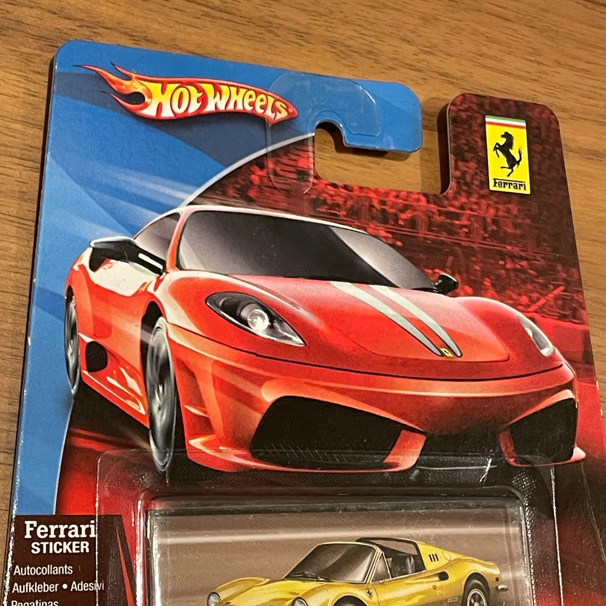 Hot Wheels Ferrari Racer DINO 246 GT Yellow New old stock Unopened