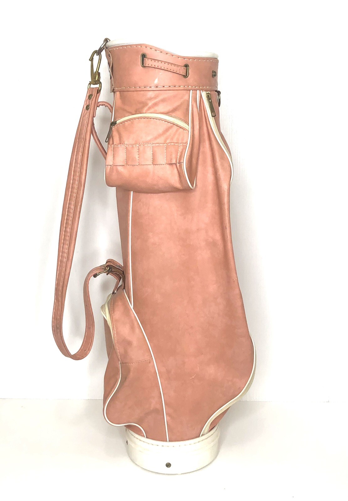 Vintage MacGregor Golf Bag Pro Only Faux Leather Salmon USA eBay