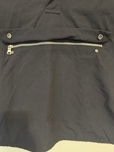 H&M Black Anorak Pullover Jacket Medium - Picture 4 of 9
