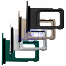 iPhone 11 Pro/Max Replacement Nano Single Sim Card Holder Tray + Rubber Gasket