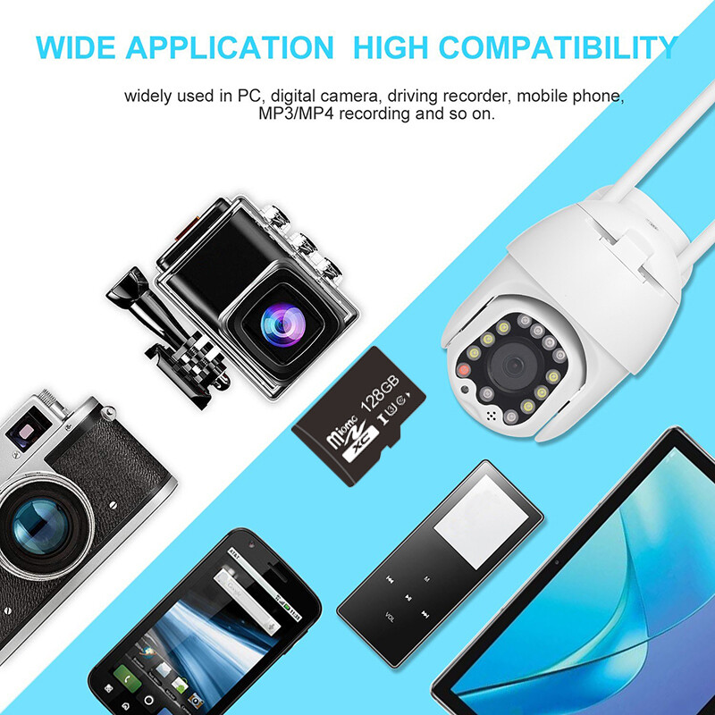 128GB Micro SD Card TF Memory Class 10 MicroSDXC for Phone/Camera/Das