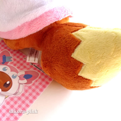 Eevee Poncho Nymphia Sylveon Stuffed Plush Doll Pokemon Center Original