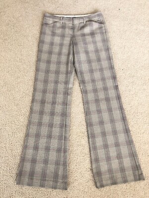 Women's Tan Pin Stripe Editor Fit Career Dress Pants 2 EXPRESS
