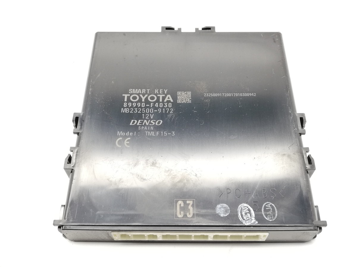 TOYOTA C-HR X1 1.8 Hybrid ZYX10 Keyless Control Unit 89990-F4030