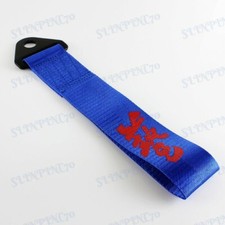 Tow Strap Jdm Racing Sports Blue Towing Hook Loop High Strength Universal Tow Strap Jdm Racing Sports Blue Towing Hook Loop High Strength Universal