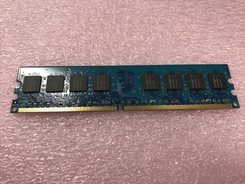 Nanya 2GB Kit 2x1GB PC2-5300U-555-12-E1 Ram NT1GT64U8HA1BY-3C - Image 4 of 4