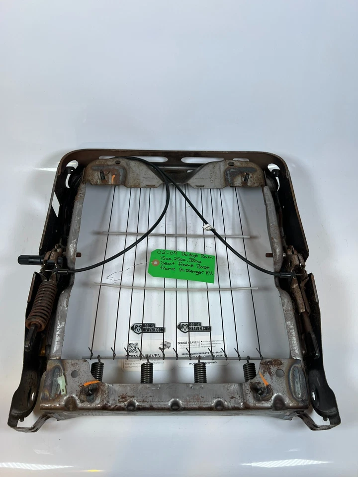 Dodge Ram 1500-3500 2002-2009 pasajero LH base marco asiento inferior fabricante de equipos originales Foto 3 de 4