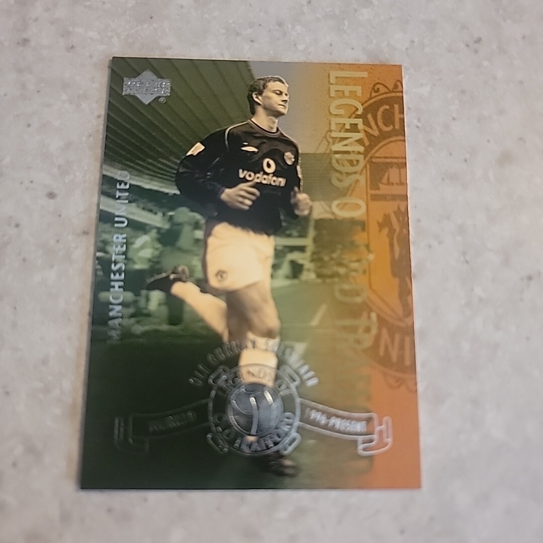Ole Gunnar Solskjaer 2001 Upper Deck Manchester United Legends Of