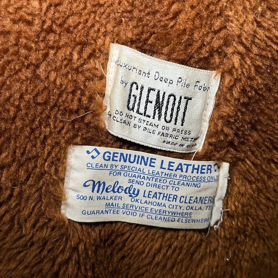 Abrigo Pioneer Wear de cuero y chaqueta de piel Glenoit para mujer talla L a XL vintage Foto 2 de 4