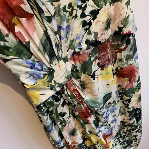 Phase Eight Dress Floral Party Wedding Event Occasion UK 12 Bright Soft Jersey - Picture 2 of 9