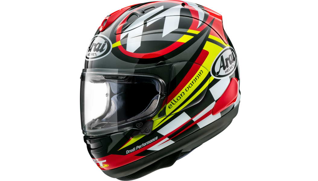 Arai Corsair-X Motorcycle Helmet SNELL - Isle of Man IOM TT 2023