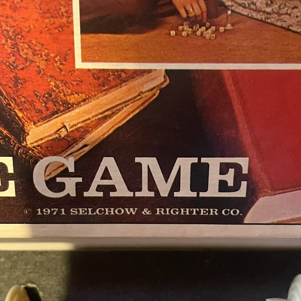 Vintage 1971 Scrabble Sentence Cube Game by Selchow & Righter Co. Complete - Image 4 of 4