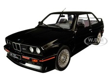 1990 BMW E30 SPORT EVO BLACK 1/18 DIECAST MODEL CAR BY SOLIDO S1801501