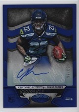 2016 Certified Potential Signatures Mirror Blue 33/50 CJ Prosise Auto 6ed
