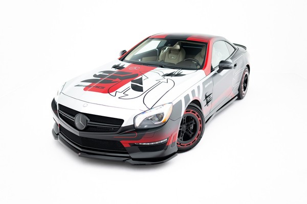 Maxton Design Frontlippe V.2 Passend FüR Mercedes Sl 63 Amg R231 Schwarz Hochgla-image