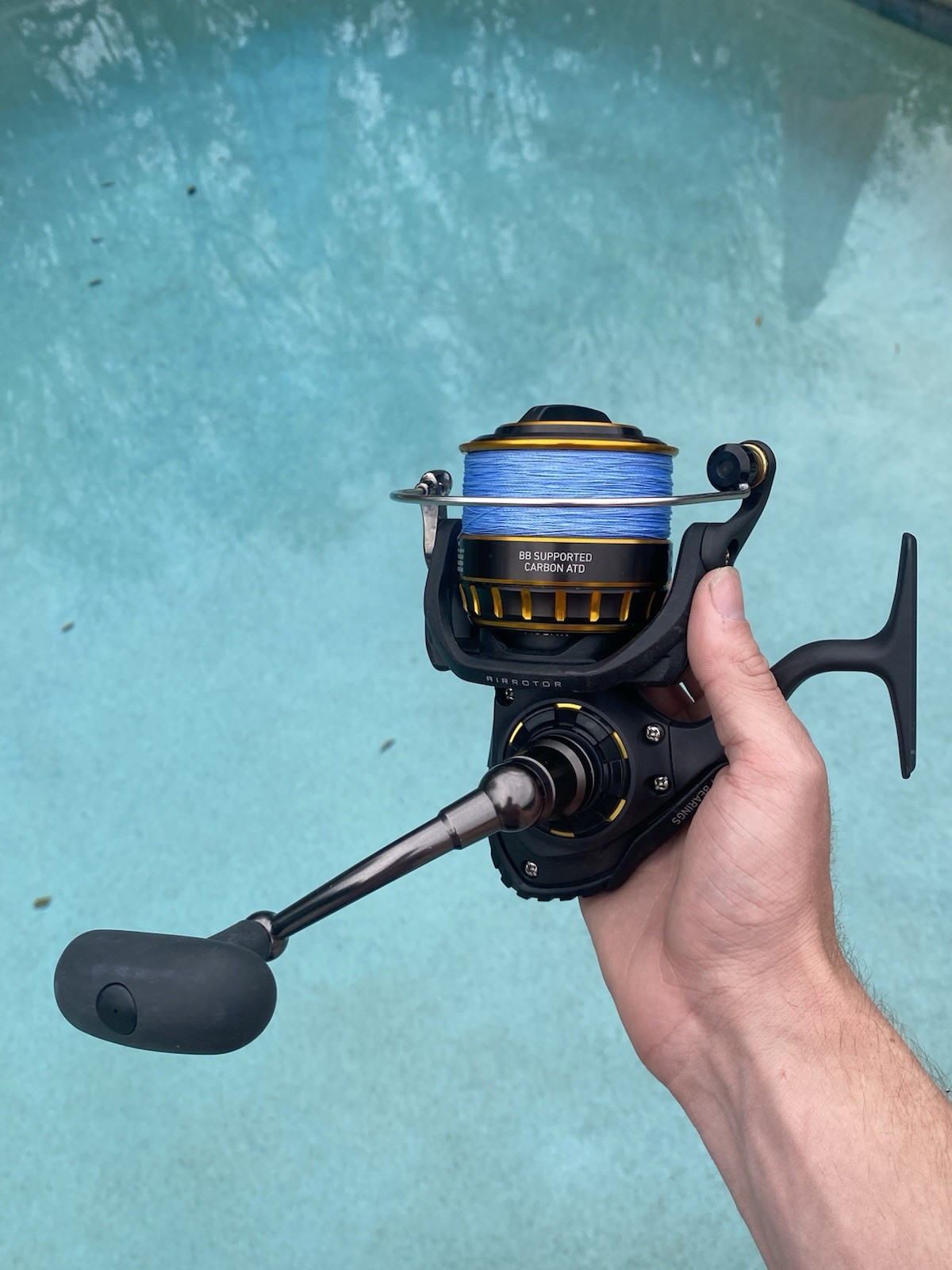 Daiwa BG 5000 Spinning Reel Digigear Air Rotor Aluminum Black Gold