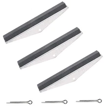 Cylinder Hone Stone Set 3-Piece 4" Long Replacement Stones 220 Grit