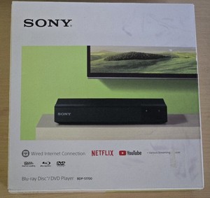 Sony BDP-S1700 Blu-ray Dvd Disc Player Streaming Black