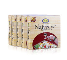 Naivedya Cups Sambrani Havan Dhoop Combo - Pack of 5 Free Shipping